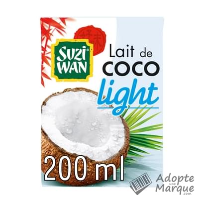 Suzi Wan Lait de Coco Light La brique de 200ML