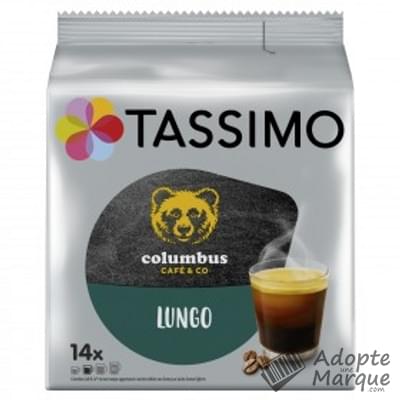 Tassimo Colombus - Dosettes de Lungo T-Discs  La boîte de 14 capsules - 90G