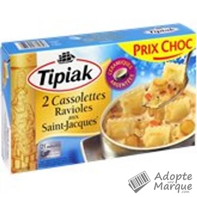 Tipiak Cassolette Ravioles de Saint-Jacques La boîte de 220G