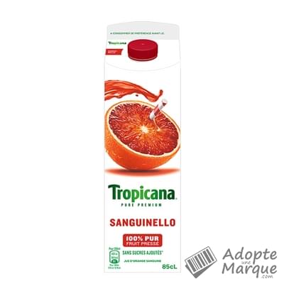 Tropicana Jus d'Orange Sanguinello La brique de 85CL