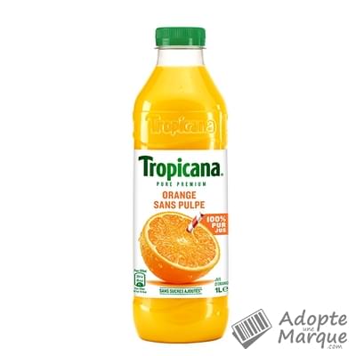 Tropicana Jus d'Orange sans pulpe La bouteille de 1L