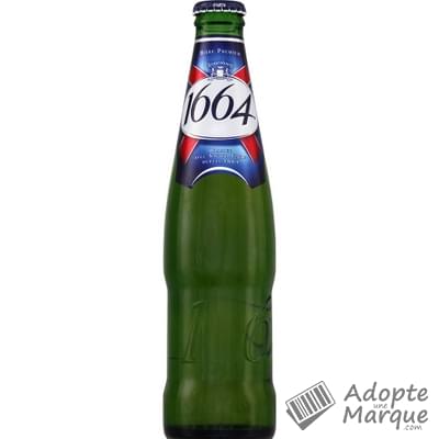 1664 Bière Blonde 5,5% vol. La bouteille de 33CL
