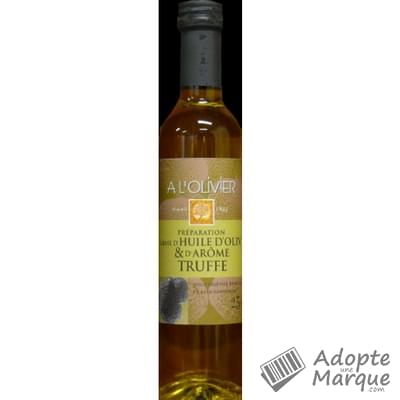 A l'olivier Huile d'olive vierge extra 97% & Extrait naturel de truffe du périgord La bouteille de 250ML
