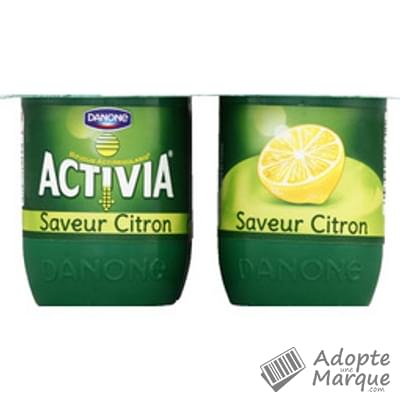 Activia Yaourts au bifidus actif - Goût Citron Les 4 pots de 125G