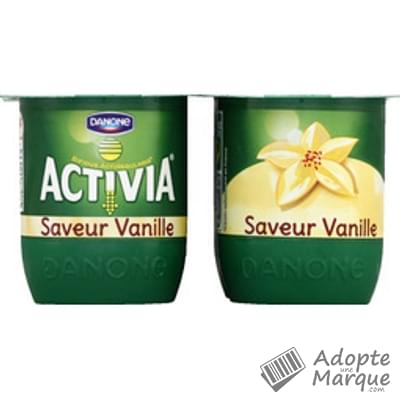 Activia Yaourts au bifidus actif - Goût Vanille Les 4 pots de 125G