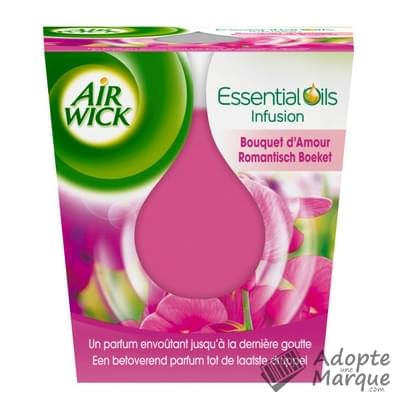 Air Wick Bougie Essential Oils Bouquet d'Amour La bougie de 105G