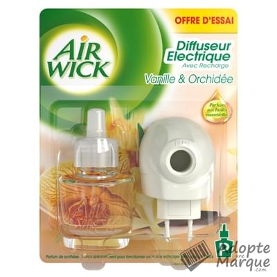 Air Wick Diffuseur Electrique Vanille & Orchidée Le paquet de 1 diffuseur