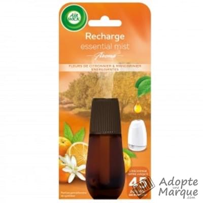 Air Wick Recharge Diffuseur Electrique Essential Mist Fleurs de citronnier & mandarinier La recharge de 20ML