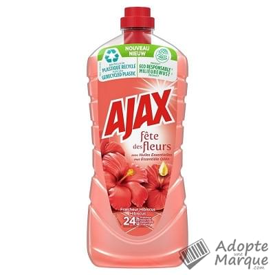 Ajax Fête des Fleurs - Nettoyant ménager - Parfum Hibiscus "Le flacon de 1,25L"