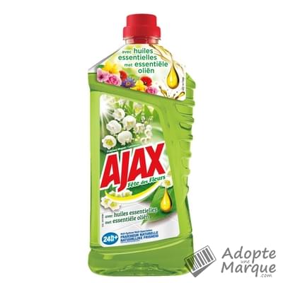 Ajax Fête des Fleurs - Nettoyant ménager - Parfum Muguet "Le flacon de 1,25L"