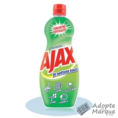 Ajax Je nettoie Tout - Nettoyant ménager - Fraîcheur Citron Le flacon de 750ML