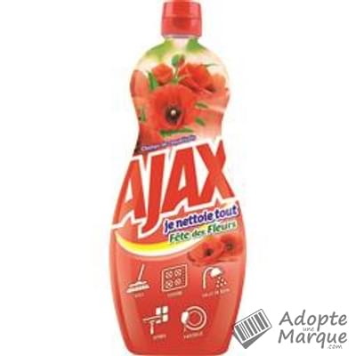 Ajax Je nettoie Tout - Nettoyant ménager - Fraîcheur Coquelicots Le flacon de 500ML