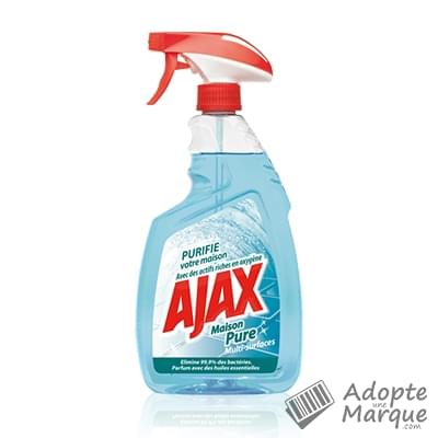 AJAX Produit Ménager Multi Surfaces Anti Calcaire Spray - 750 ml -  Cdiscount Au quotidien
