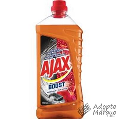 Ajax Multi-surfaces - Nettoyant ménager - Boost Savon noir & Grenade "Le flacon de 1,25L"