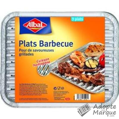 Albal Plats barbecue en aluminium Les 3 plats