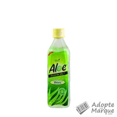 Aloe Drink for Life Boisson sans alcool à l'Aloe Vera - Nature La bouteille de 50CL