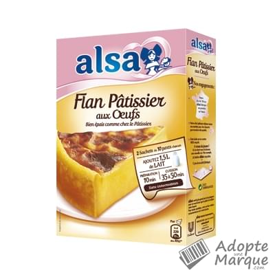 Alsa Flan Pâtissier aux Œufs La boîte de 720G