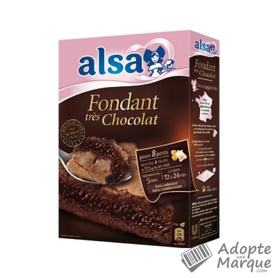 Alsa Fondant Très Chocolat La boîte de 360G