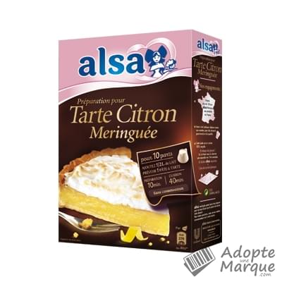 Alsa Tarte Au Citron Meringuee La Boite De 370g Adopteunemarque Com