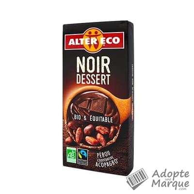 Alter Eco Chocolat Noir Dessert La tablette de 200G