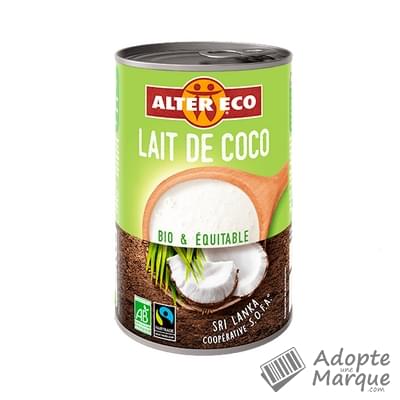 Alter Eco Lait Coco Nature La canette de 400ML