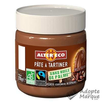 Alter Eco Pâte à Tartiner sans huile de palme Le bocal de 270G