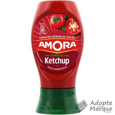 Amora Ketchup Nature Tête en Bas Le flacon de 280G