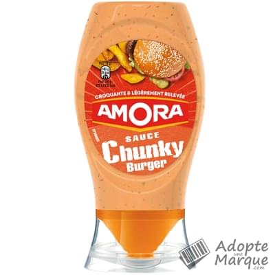 Amora Sauce Chunky Burger Le flacon de 258G