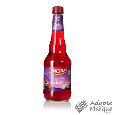 Amora Vinaigre de Vin Rouge aromatisé au jus d’Echalote La bouteille de 75CL