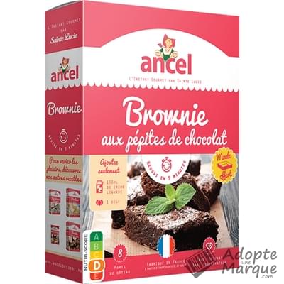 Ancel Brownie aux pépites de chocolat Le paquet de 265G