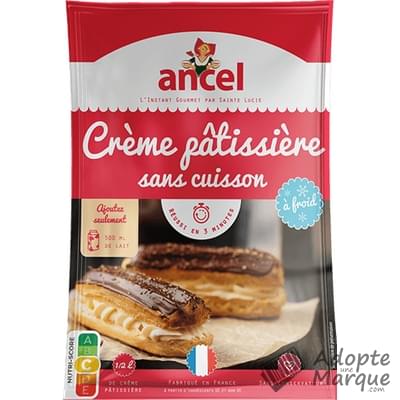 Ancel Crème pâtissière sans cuisson à froid Le paquet de 125G
