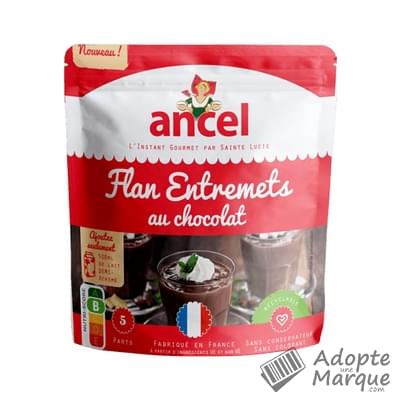 Ancel Flan entremets au chocolat Le paquet de 58G