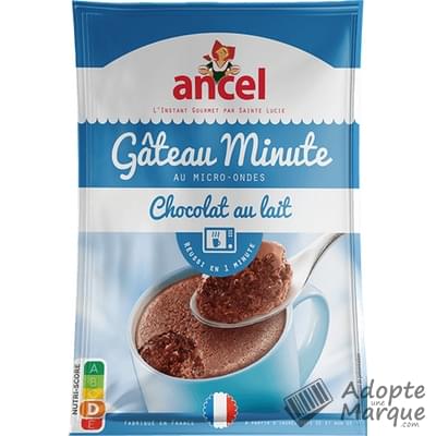 Ancel Gâteau minute au chocolat au lait Le paquet de 70G