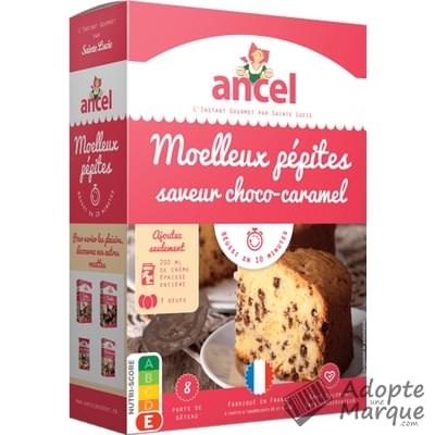 Ancel Mœlleux pépites saveur choco-caramel Le paquet de 505G