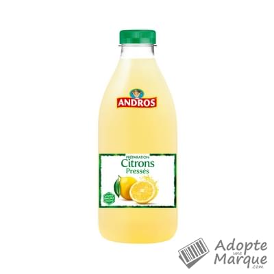 Andros Boisson rafraîchissante Citrons Pressés La bouteille de 1L