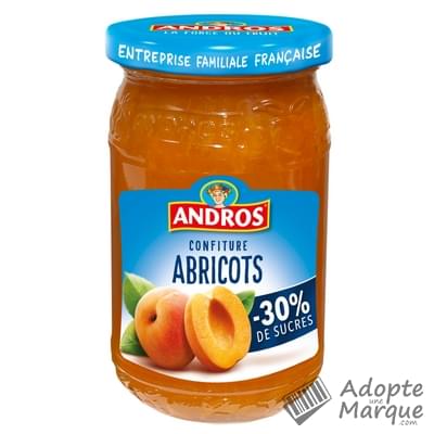 Andros Confiture allégée Abricots Le pot de 350G