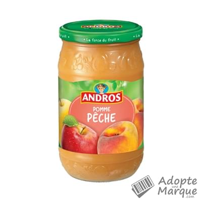 Andros Dessert fruitier® Pomme Pêche Le bocal de 730G