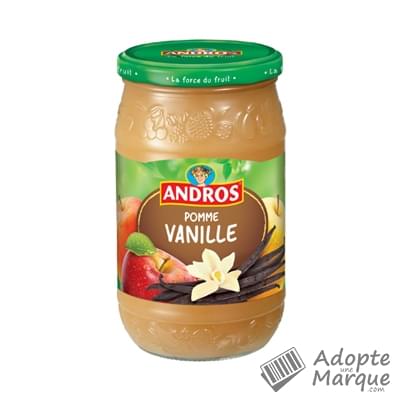 Andros Dessert fruitier® Pomme Vanille Le bocal de 750G