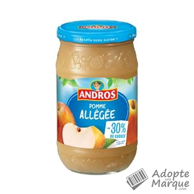 Andros Dessert fruitier® Pommes Allégee Le bocal de 730G