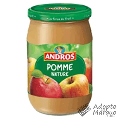 Andros Dessert fruitier® de Pommes Nature Le bocal de 660G