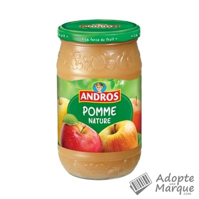 Andros Dessert fruitier® de Pommes Nature Le bocal de 750G