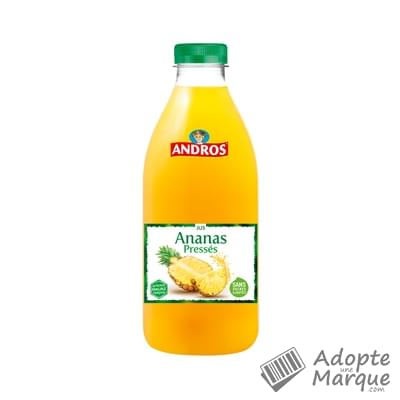 Andros Pur Jus d'Ananas pressés La bouteille de 1L