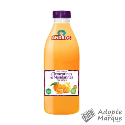 Andros Pur Jus de Clémentines & Mandarines La bouteille de 75CL