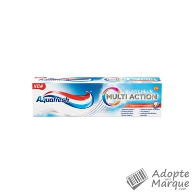 Aquafresh Dentifrice Multi Action Blancheur Le tube de 75ML