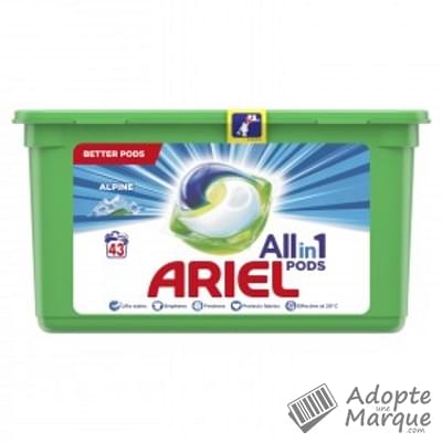 Ariel All in 1 PODS - Lessive en capsules Alpine La boîte de 43 doses