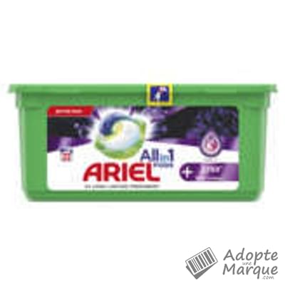 Ariel All in 1 PODS+ - Lessive en capsules Lenor Unstoppables Lavande La boîte de 22 doses