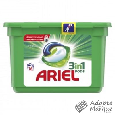 Ariel All in 1 PODS - Lessive en capsules Original La boîte de 16 capsules