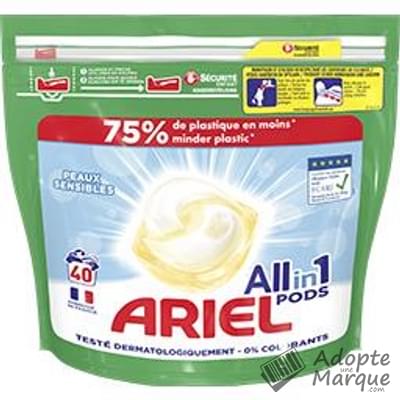 Ariel All in 1 PODS - Lessive en capsules Peaux sensibles Le sachet de 40 doses