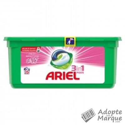 Ariel All in 1 PODS - Lessive en capsules Sensations Fraîcheur La boîte de 25 doses