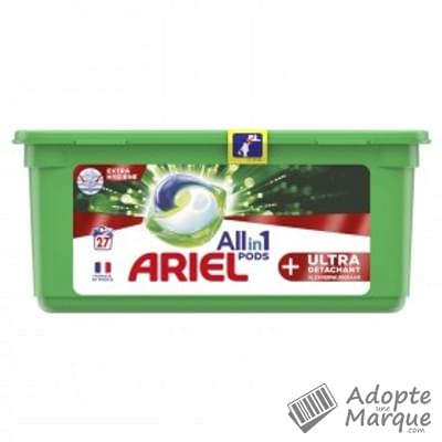 Ariel All in 1 PODS+ - Lessive en capsules Ultra Détachant La boîte de 27 doses